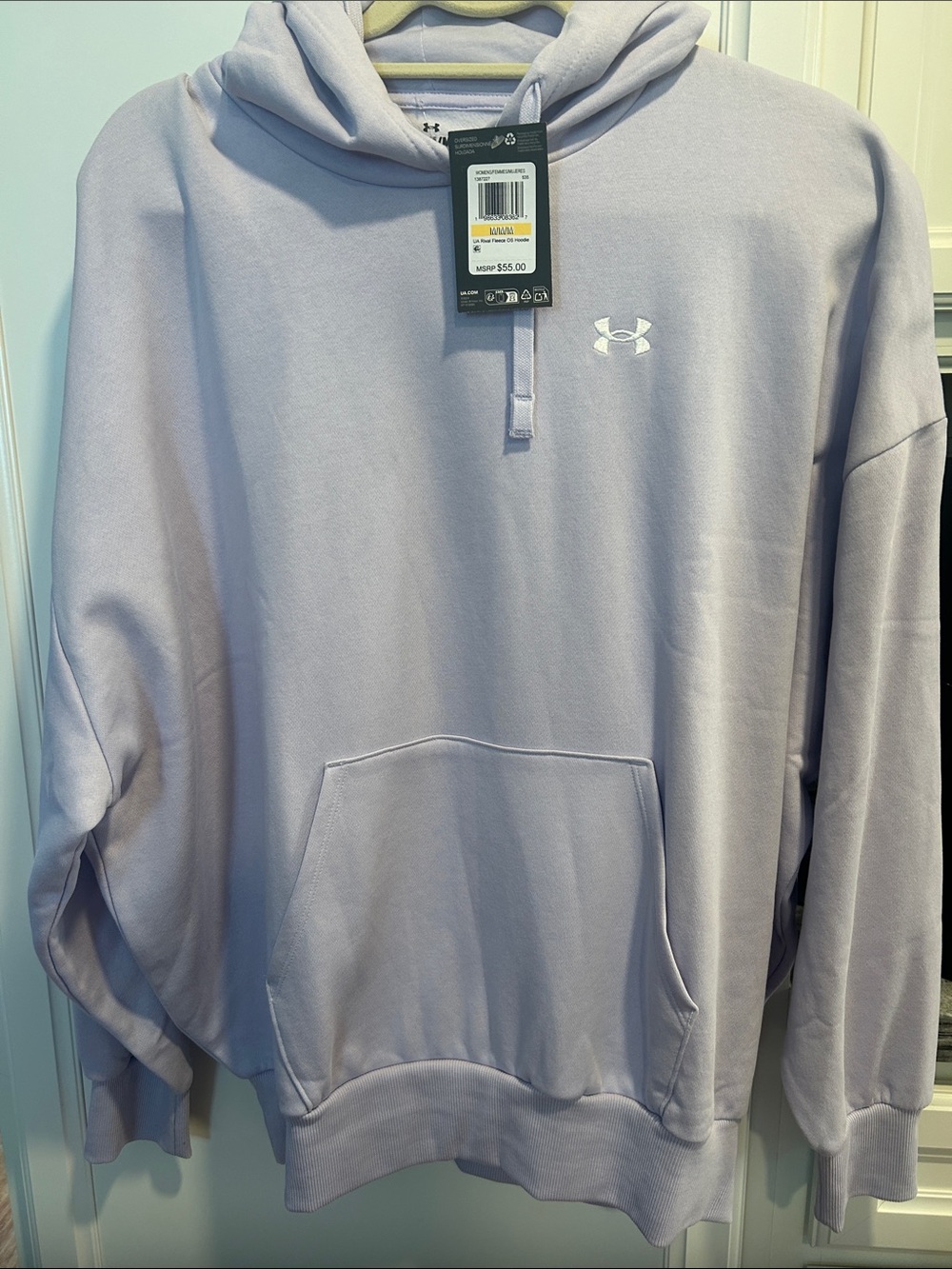 Under Armour Lavender Hoodie Sweatshirt